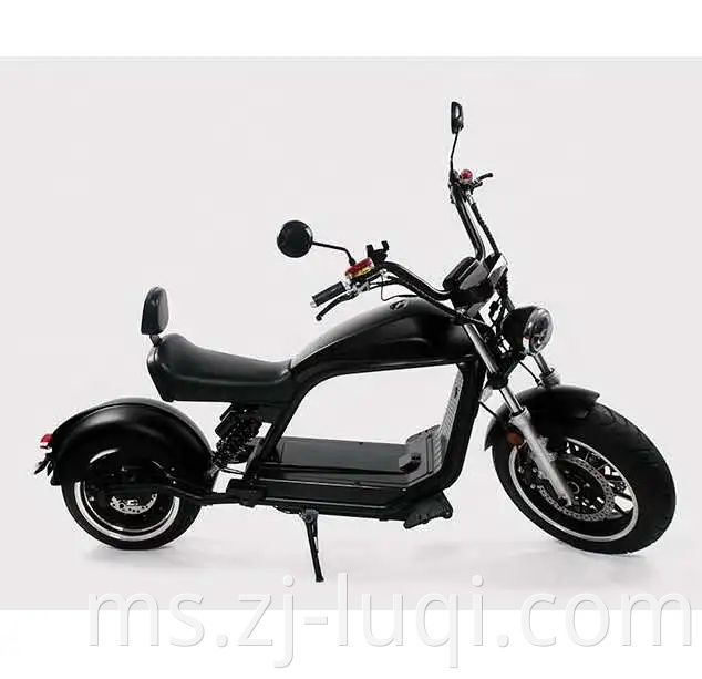 Fesyen jarak jauh Vespa EEC 60V 2000W skuter motosikal elektrik litium untuk orang dewasa